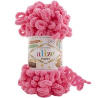 Alize Puffy El Örgü İpi 377 Canlı Pembe
