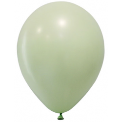 Balon Düz Pastel Makaron 12 İnc Yeşil ( 100 Adet )