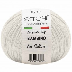 Etrofil Bambino Lux Cotton Örgü İpi 70020 Krem
