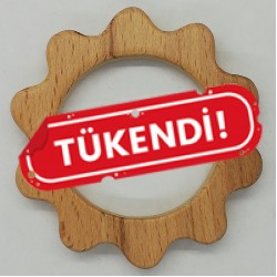 Figürlü Ahşap Diş Kaşıyıcı Tırtıklı
