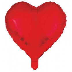 Folyo Balon Kalpli Kırmızı 18 İnç ( 55x45 Cm )