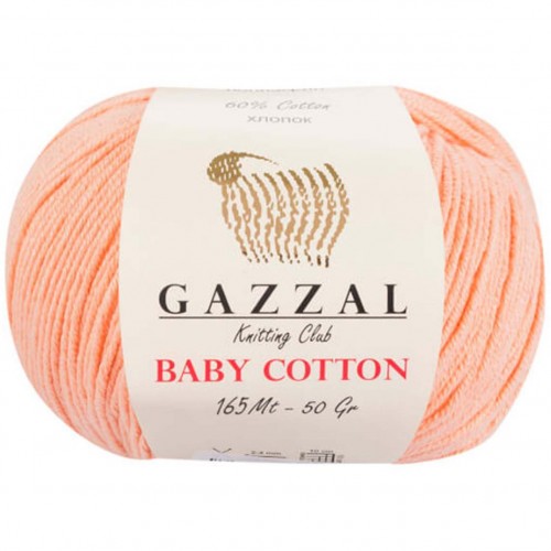 Gazzal Baby Cotton Örgü İpi 3412 Ten Rengi