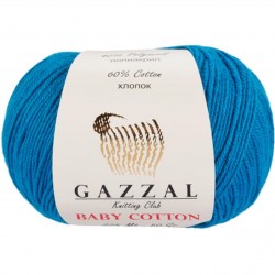 Gazzal Baby Cotton Örgü İpi 3428 Mavi
