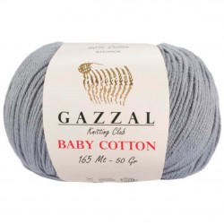 Gazzal Baby Cotton Örgü İpi 3430 Gri