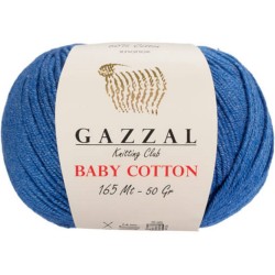 Gazzal Baby Cotton Örgü İpi 3431 Koyu Mavi