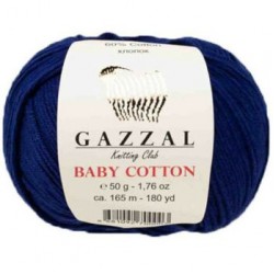Gazzal Baby Cotton Örgü İpi 3438 Lacivert