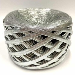 Moly Metalik Deri İp Gümüş (120 Gr )