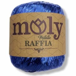 Moly Metalik Rafya ( 50 Gram ) Saks Mavisi