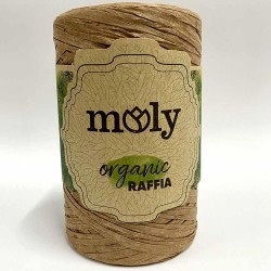 Moly Organik Rafya İpi ( 100 Gram ) Açık Kahve