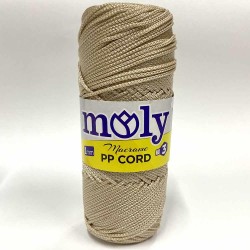 Moly Polyester Makrome İpi Açık Bej ( 100 Gr )