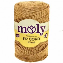 Moly Simli Polyester Makrome NO3 ( 200 Gram ) Hardal