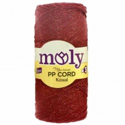 Moly Simli Polyester Makrome NO3 ( 200 Gram ) Kırmızı