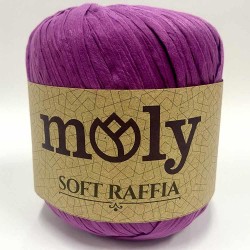 Moly Soft Rafya İpi ( 50 Gram ) Mor