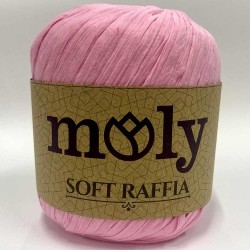 Moly Soft Rafya İpi ( 50 Gram ) Pembe