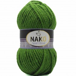 Nako Sport Wool El Örgü İpi 6574 Yeşil
